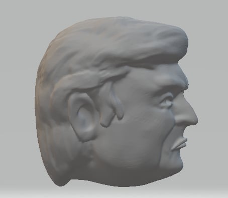 Where it began — the very first 3D model.